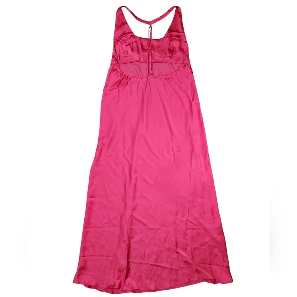 Free People Happy Hour Midi Slip Dress Pink Size XS NWOT - Picture 9 of 10